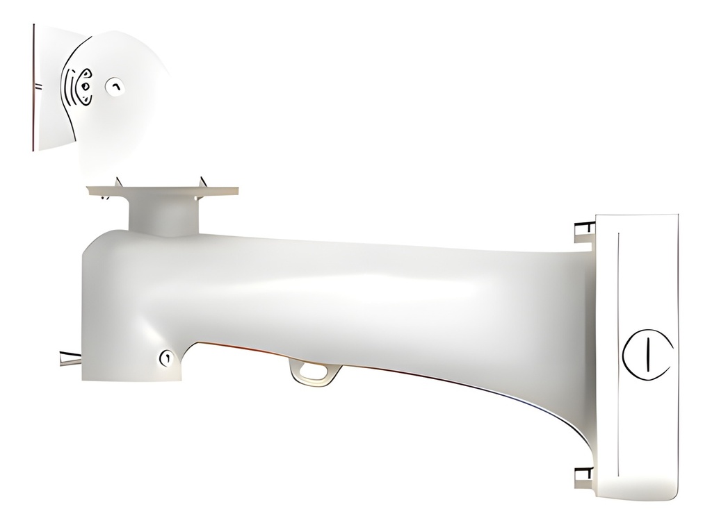 Soporte De Cámara PTZ Y Radar 10Kg Wall Mount Blanco