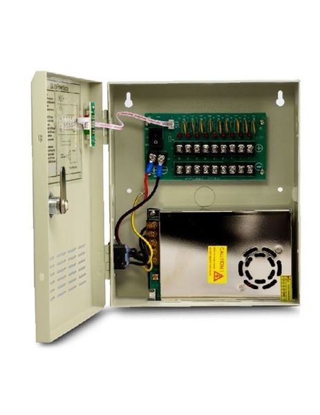 FUENTE 12V. 5 AMP. 9 SALIDAS PTC