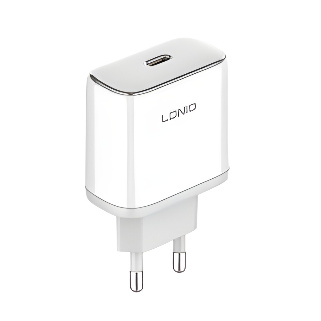 Cargador De Pared 20W USB-A + USB-C 3A
