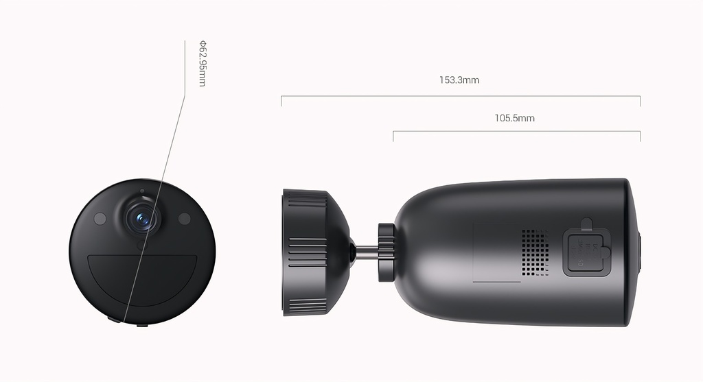 Cámara IP Torreta 3MP Exterior 2.8mm Infrarroja Audio Bidireccional E/S Alarma (sirena) Luces Estroboscópicas
