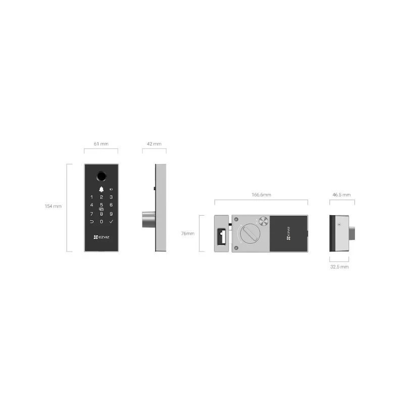 Cerradura Inteligente (serie Dl: DL01/DL03/DL05/DL06/DL50) Cs-Dl03 Wi-Fi