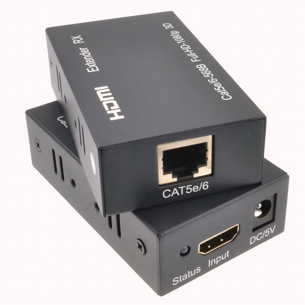 Extensor Señal Hasta 60Mts Por Cable De Red Con Conector HDMI