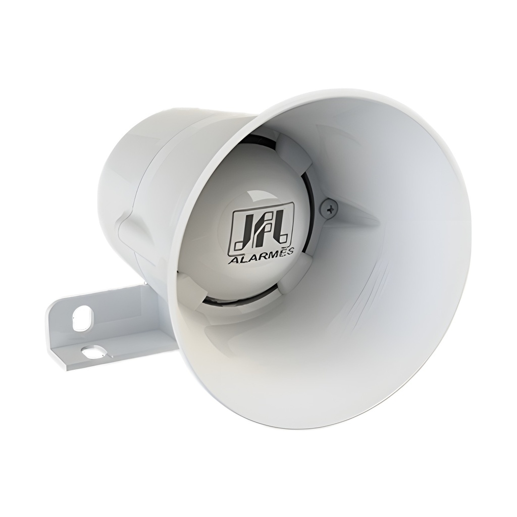 Sirena Intrusión Cableado Piezoelectrica 110dB Blanco