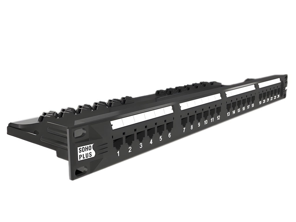 Patch Panel 24 Puertos Cat5e