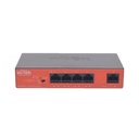 Switch No Administrable 5 Puertos Gigabit PoE