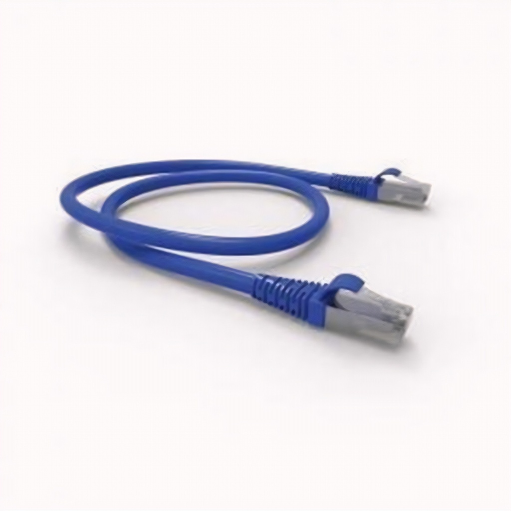 Cable Utp Cat5e Exterior PVC 0.5m Bobina Ftp Cobre Azul