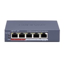 Switch 4 Puertos Fast Ethernet PoE Ieee 802.3at