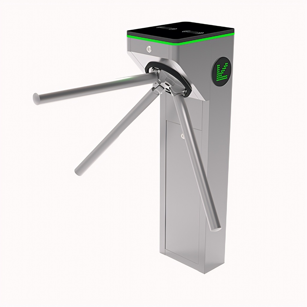 Barrera De Acceso Peatonal Tripod Bidireccional Con LED