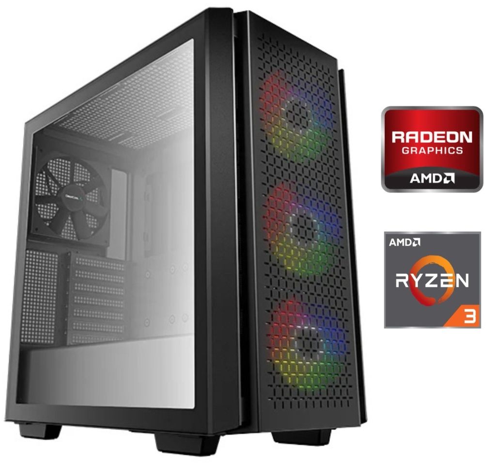 PC De Escritorio Ryzen 3 3200G 16GB / 512GB SSD