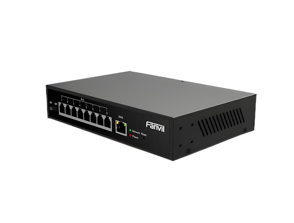 Switch PoE 8 Puertos Para Teléfono IP 2 Hilos