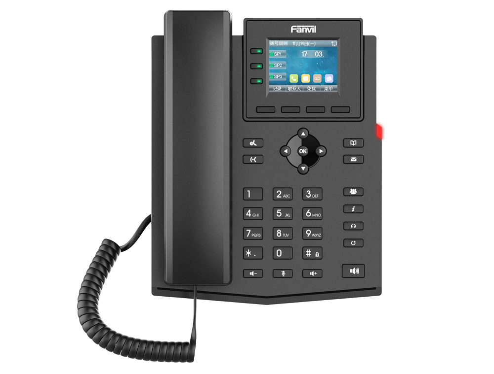 Teléfono IP 2 Hilos Pantalla LCD Dual SIM