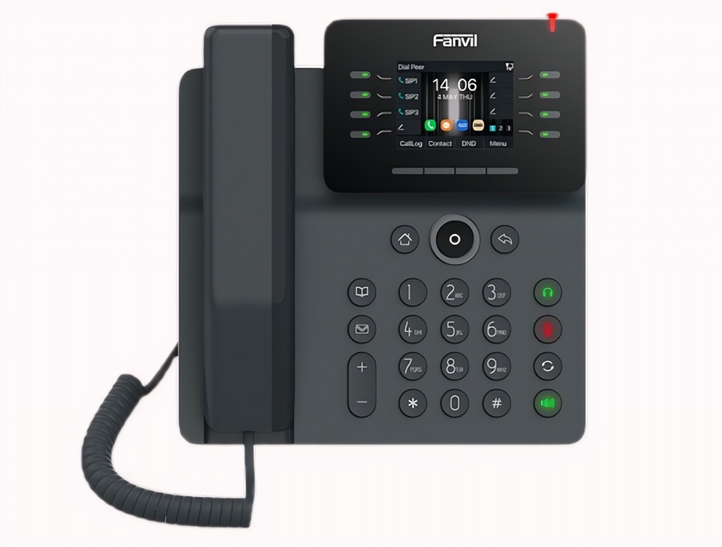 Teléfono IP 6 Líneas Sip Pantalla LCD