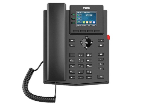 Teléfono IP Empresarial 4 Líneas Sip Con Pantalla LCD