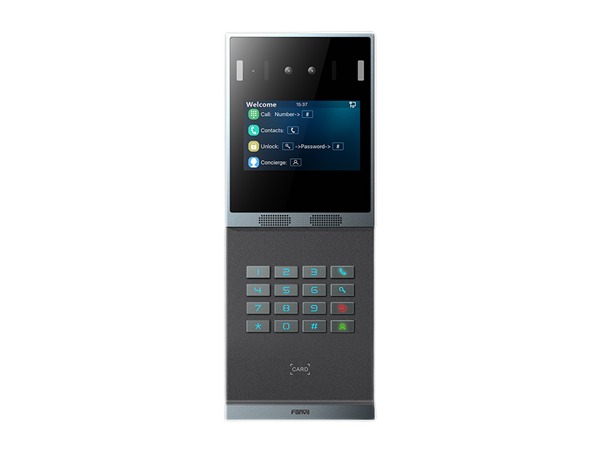 Videoportero IP Residencial 2MP Reconocimiento Facial Con Pantalla Y Teclado