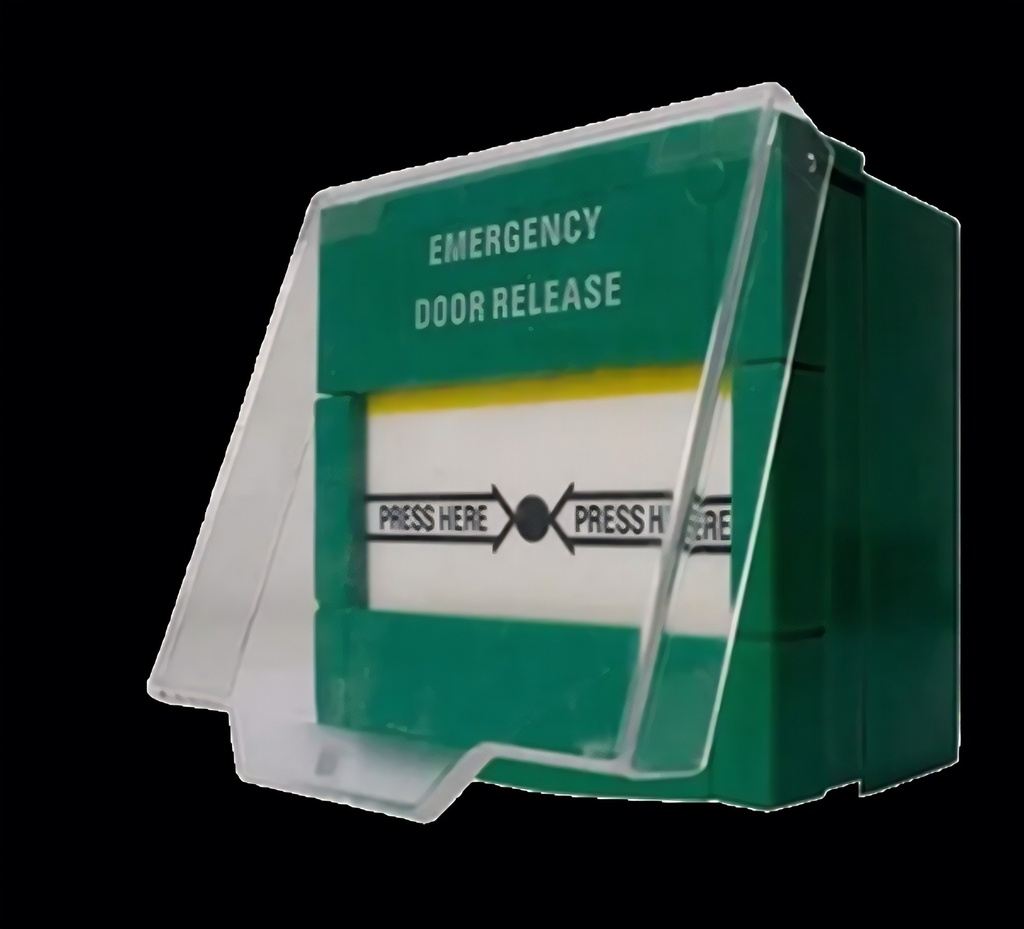 PULSADOR DE EMERGENCIA COLOR VERDE
