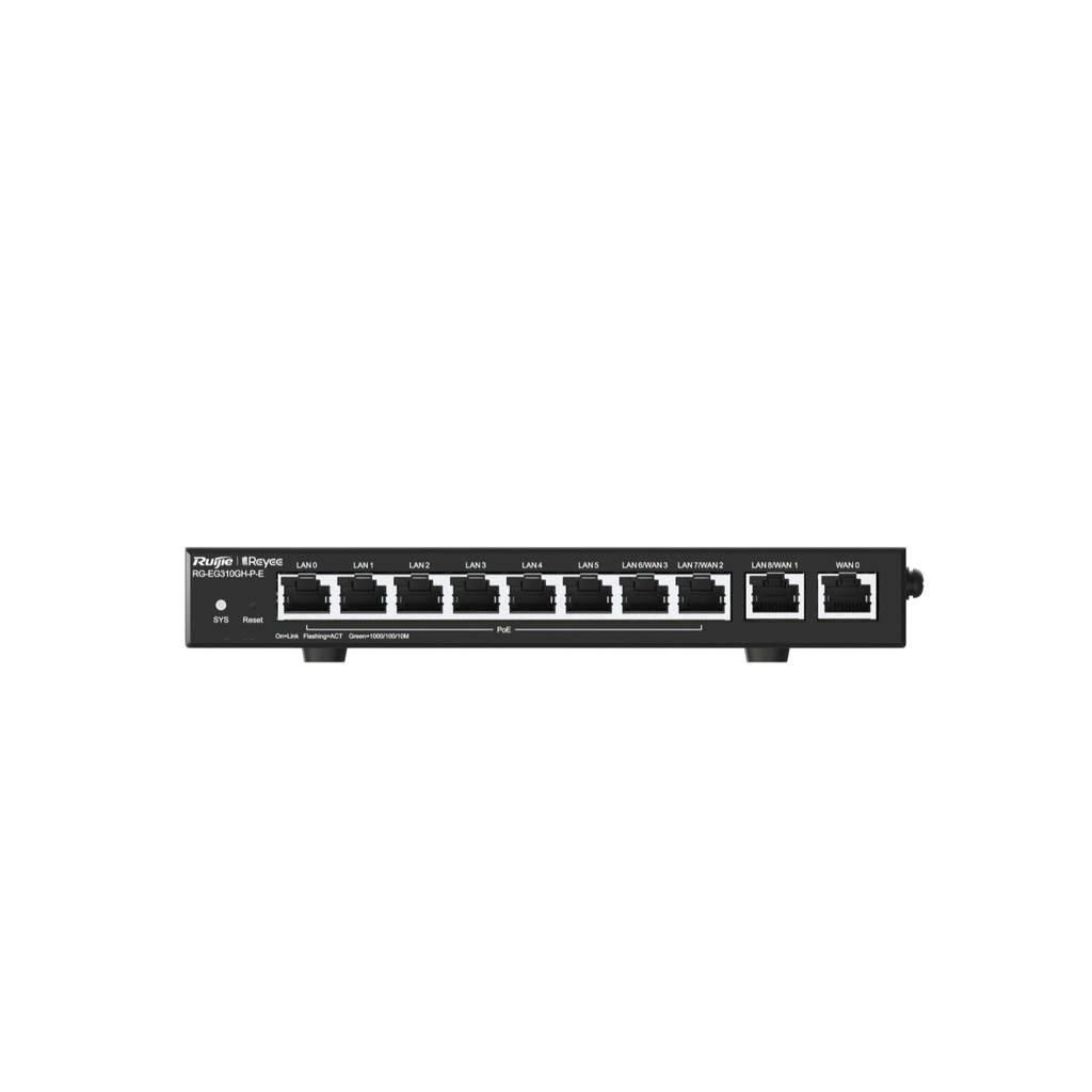 Router WiFi Doble Banda 10 Puertos LAN Gigabit 1 WAN 1.5Gbps