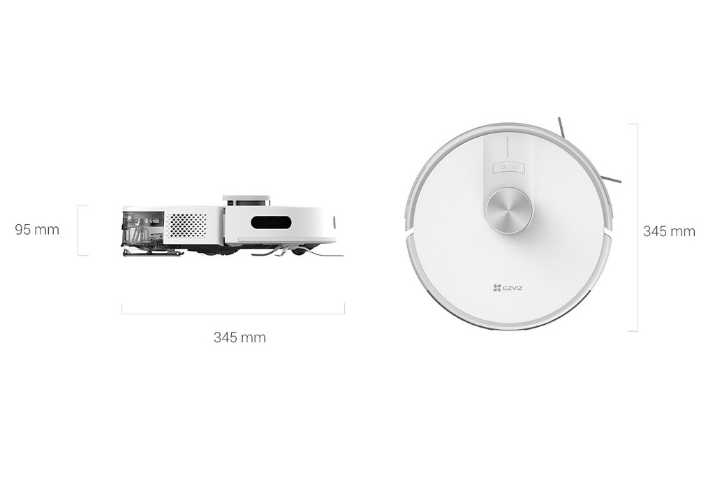 Aspiradora Robot 300 m² Con Aspiración Y Fregado, Navegación Lidar Y App