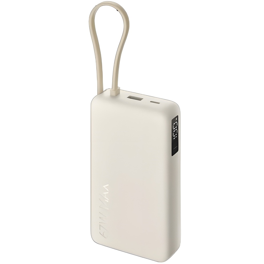 Power Bank 20000mAh 67W Con Cable Integrado