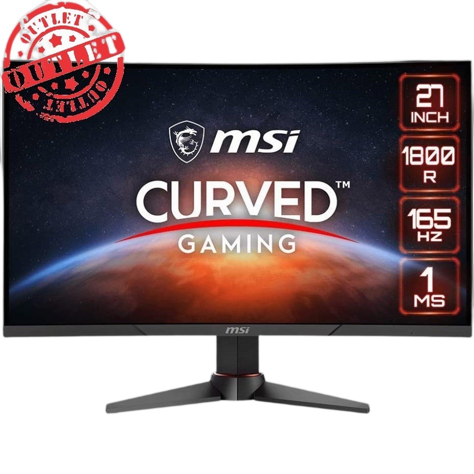 Monitor Curvo Gaming 27" FHD 165Hz 1ms