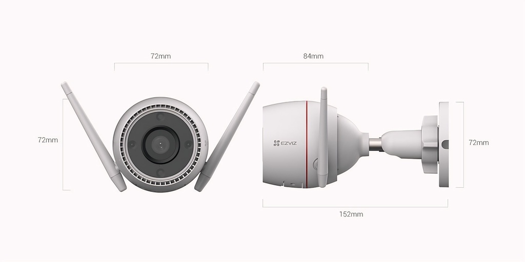 Cámara Bullet IP Exterior 1080p 3.6mm Visión Nocturna 30m