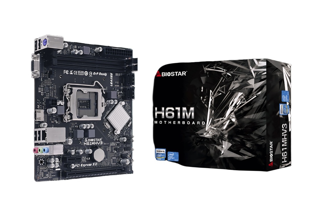 Motherboard Intel H61mhv3 Lga 1155 Ddr3 Micro-Atx Compatible 2da/3ra Gen