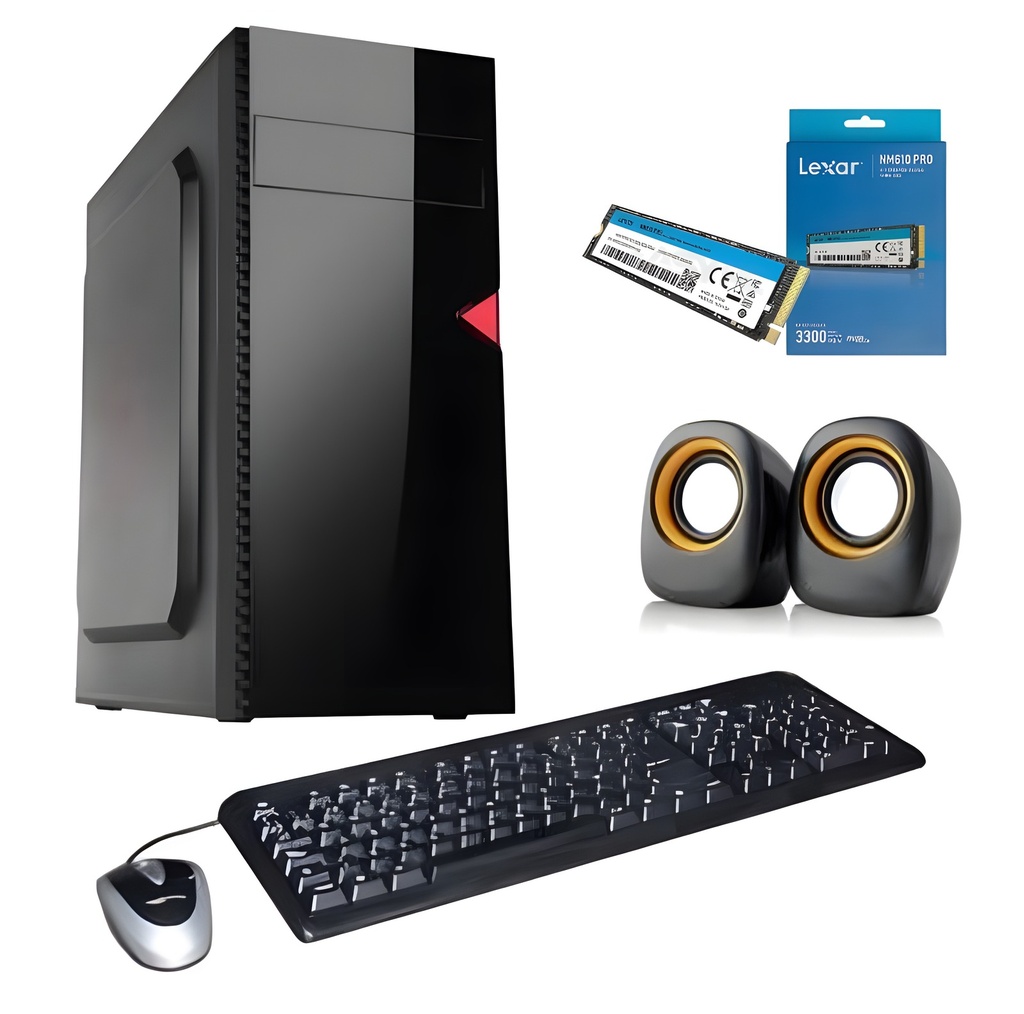 PC De Escritorio Amd Ryzen 3 3200G 8GB Ddr4 Disco SSD NVME 500GB