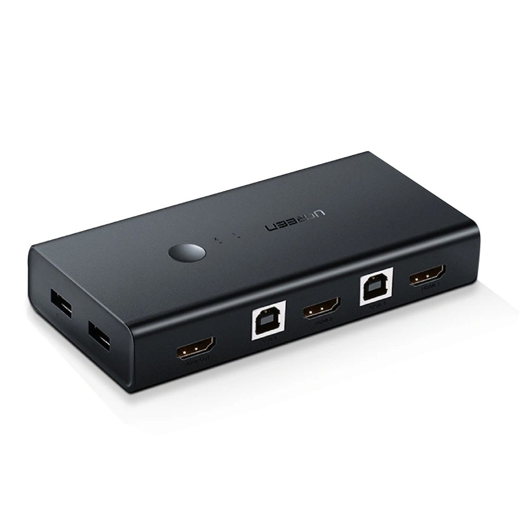 Switch Kvm 2 Puertos HDMI 4k/30Hz USB 2.0