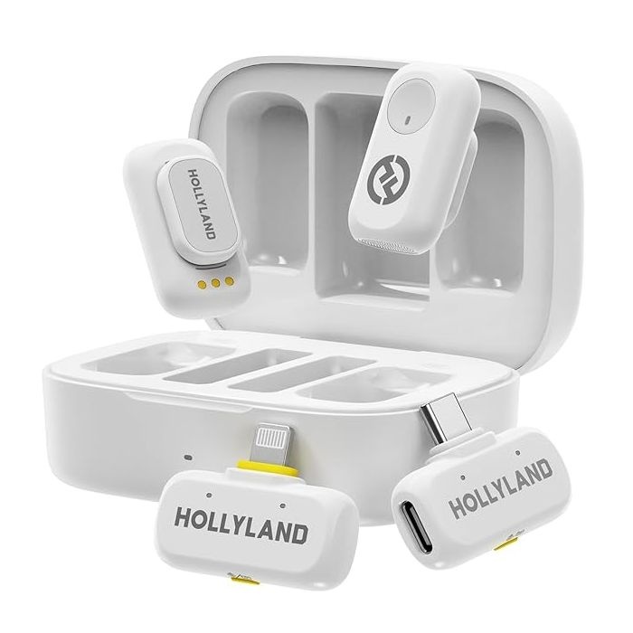Micrófono Inalámbrico Combo Hi-Fi 48kHz/24-bit Blanco