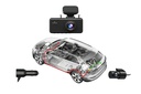 Cámara Dashcam IP 4K Triple Canal WiFi