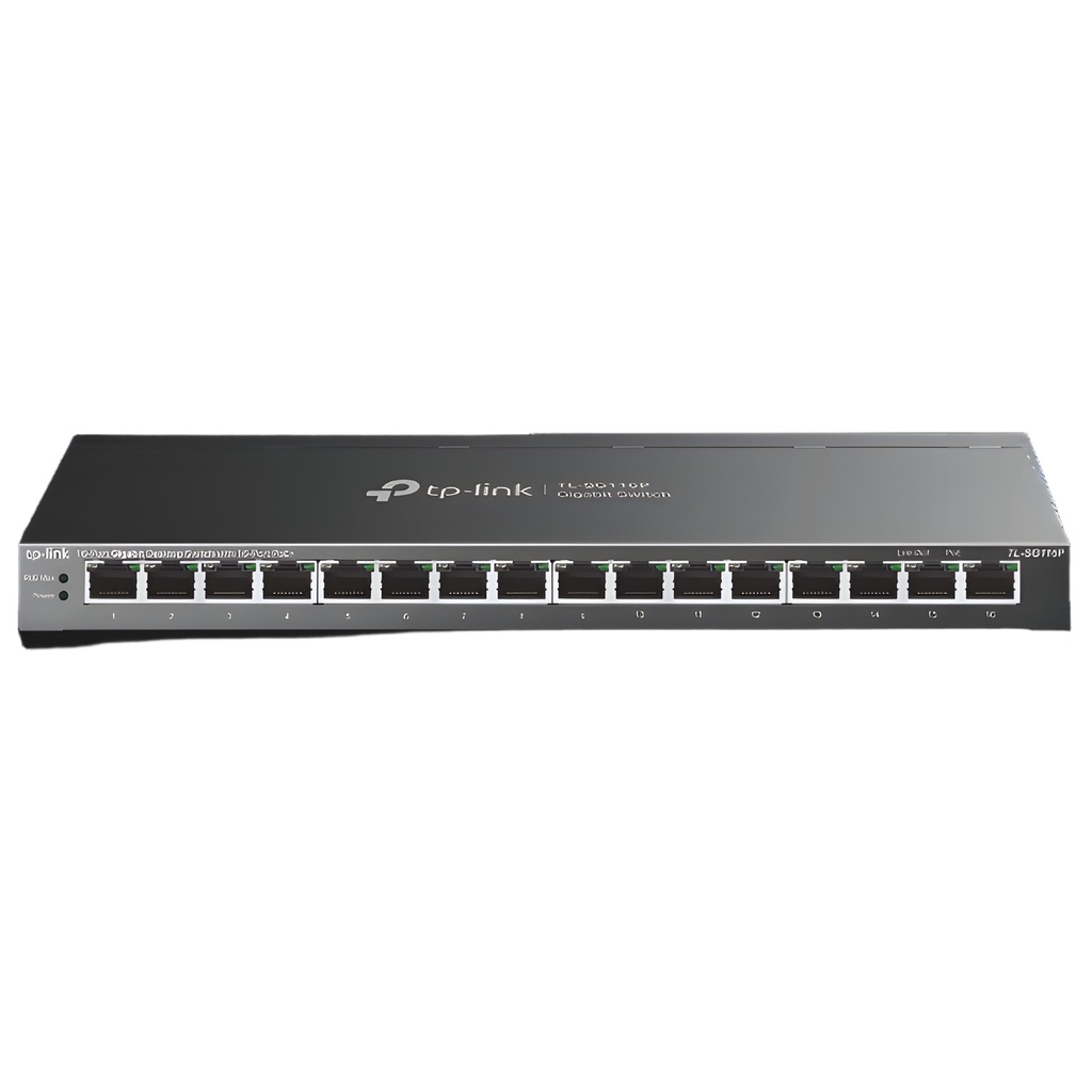 Switch No Administrable 16 Puertos Gigabit PoE+