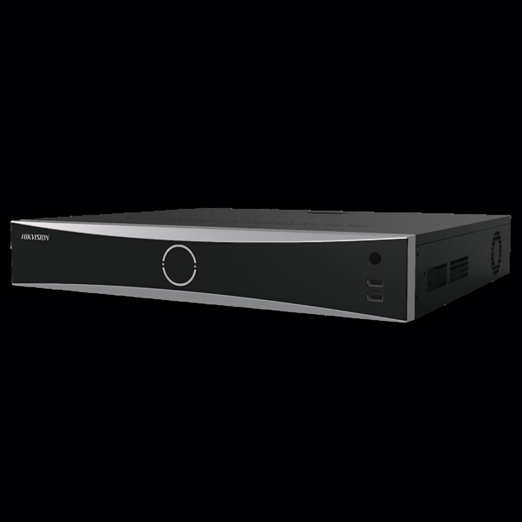 NVR 32 Canales 12MP AcuSense Reconocimiento Facial 4 Bahías HDMI 4K Línea Hikvision Ds-7732NXI-K4