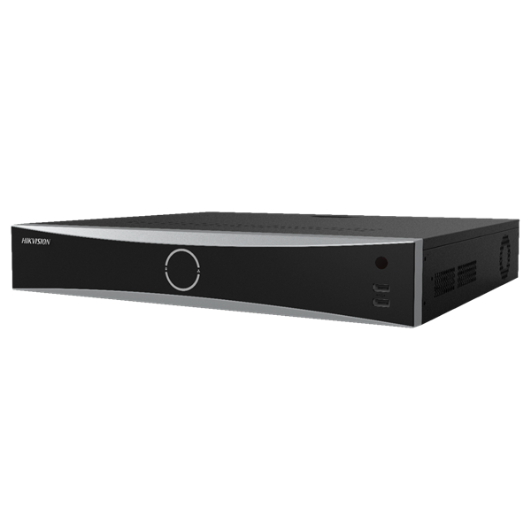 NVR 32 Canales 12MP AcuSense Reconocimiento Facial 4 Bahías HDMI 4K Línea Hikvision Ds-7732NXI-K4