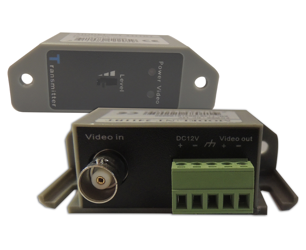 Balun Activo Bnc A Utp 75 Ohm 100 Ohm Dc-8MHZ 12V