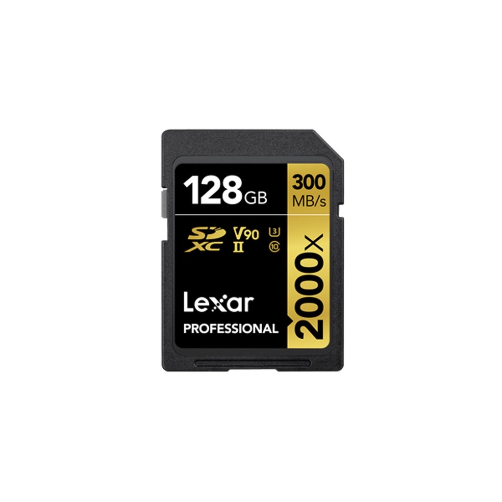 Memoria SD 128GB Clase 10 V90 U3 Lectura 300MB/s Escritura 260MB/s