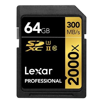Memoria SD 64GB Clase 10 300MB/s 260MB/s