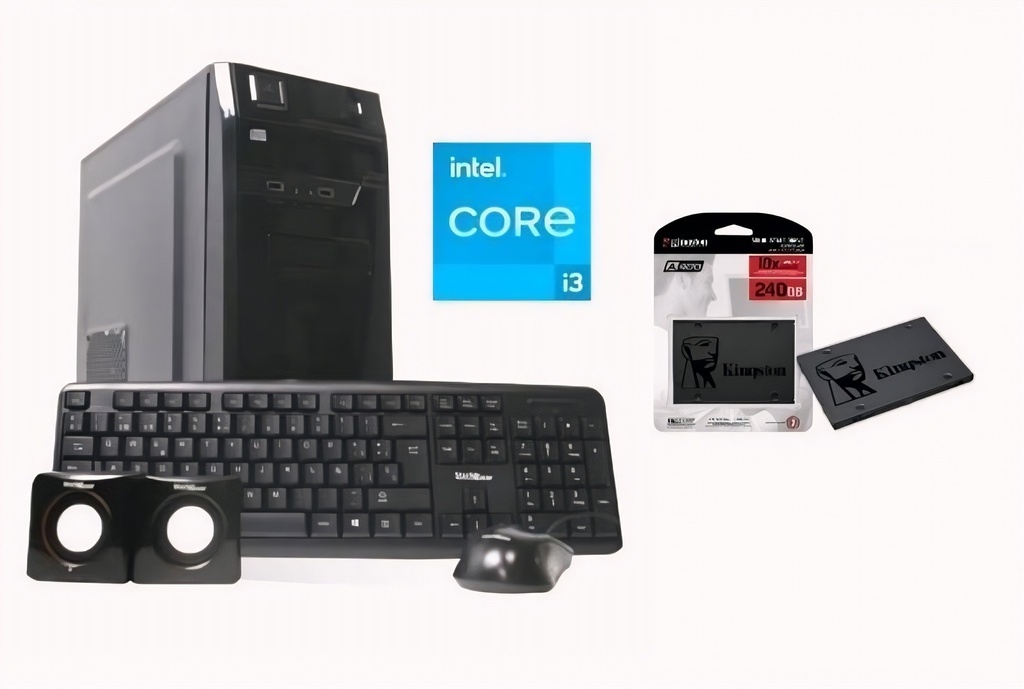 Equipo Core I3 14100 Con 16GB Y Disco SSD 240GB