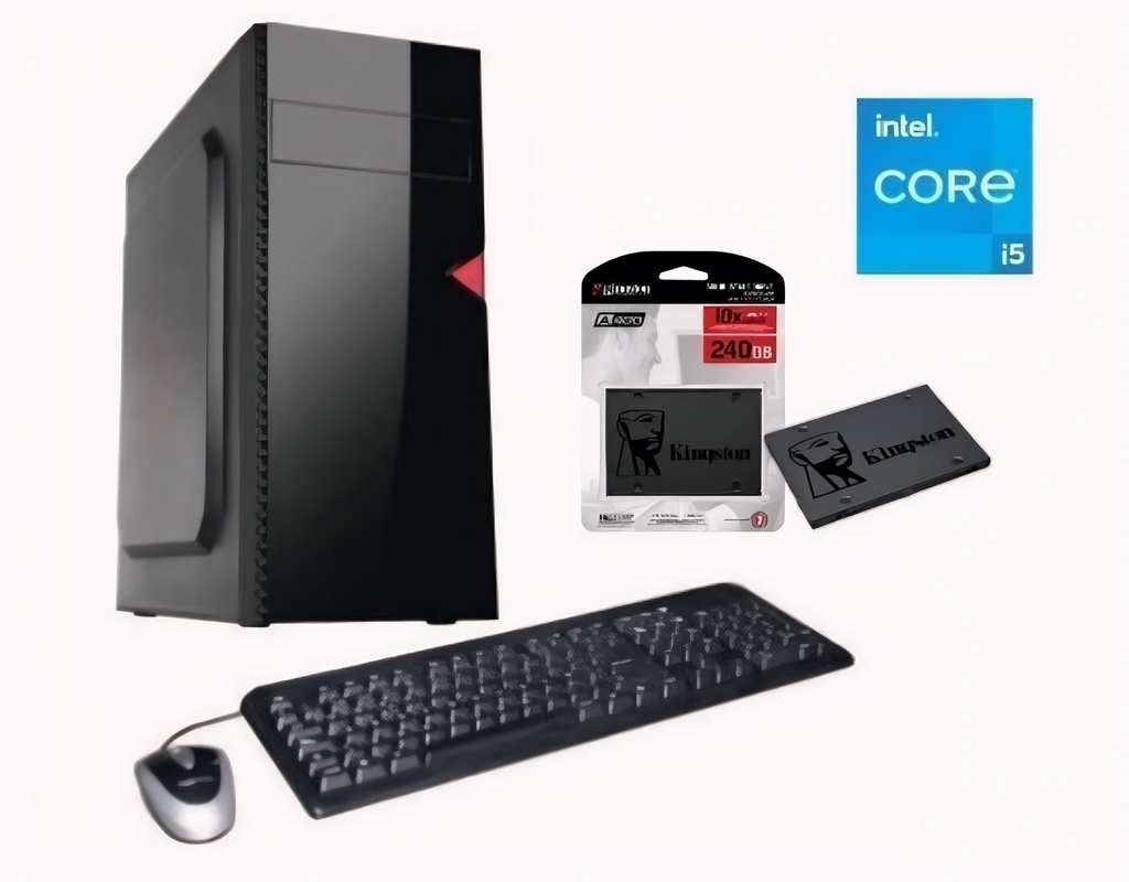 Combo Equipo Core i5 12400 8GB DDR4 + SSD Kingston 240GB