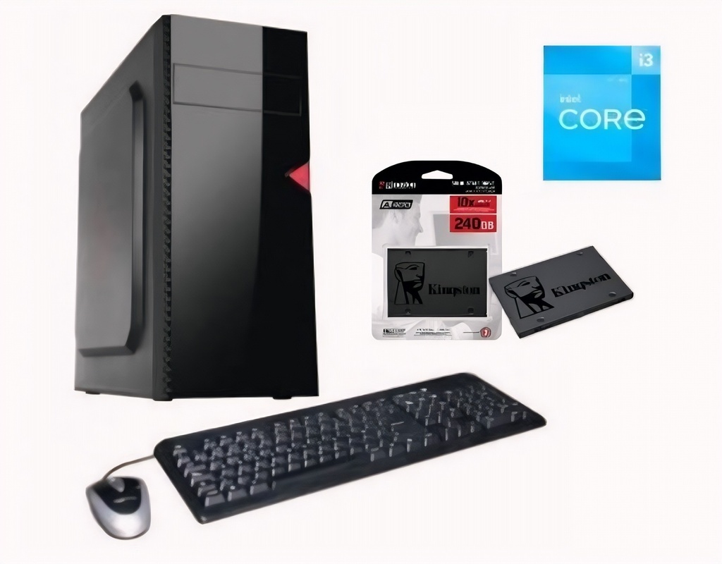 Equipo nuevo Core i3 12100 + disco SSD de 240gb