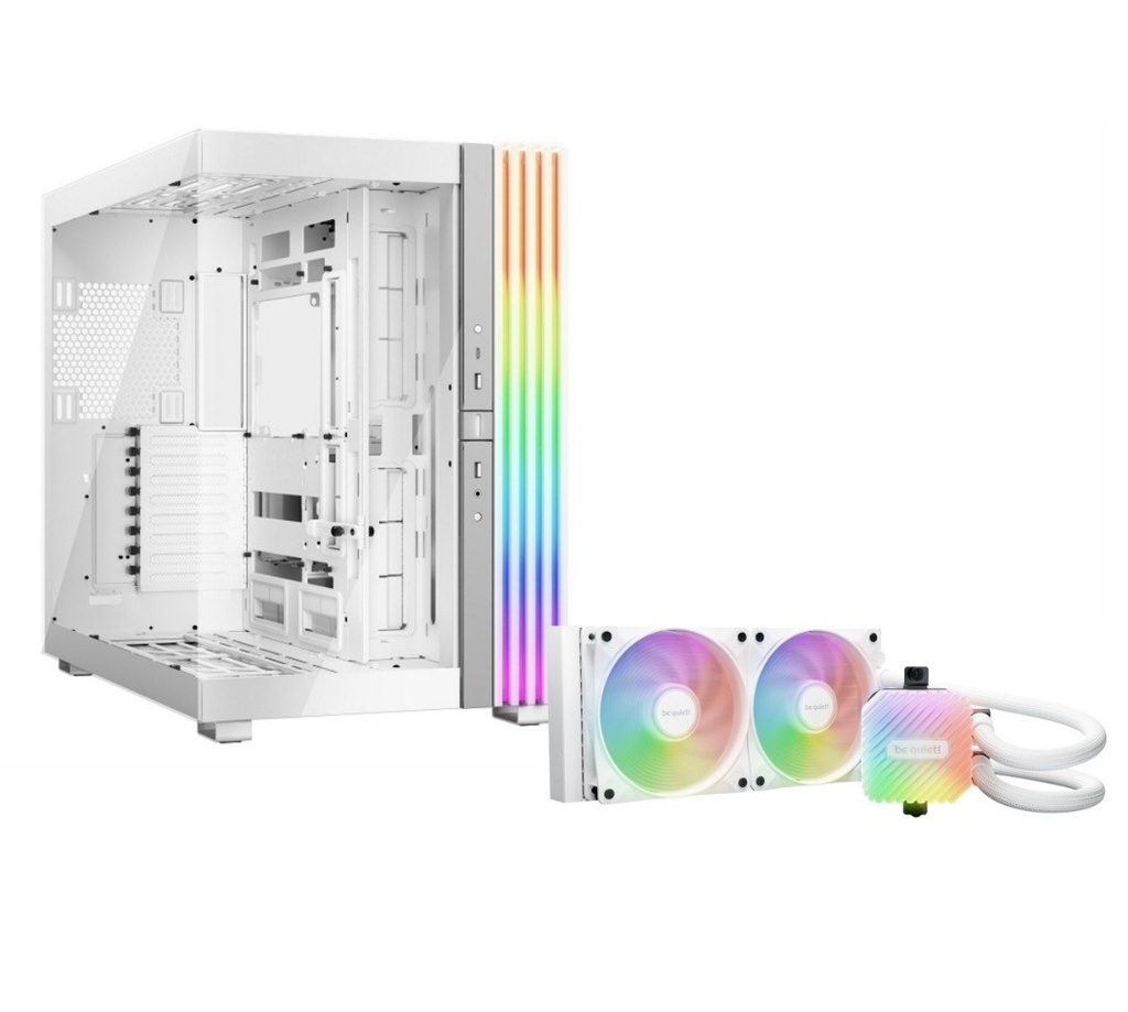 Kit PC be quiet! Light Base 900 DX Blanco y Water Cooler Light Loop 240mm