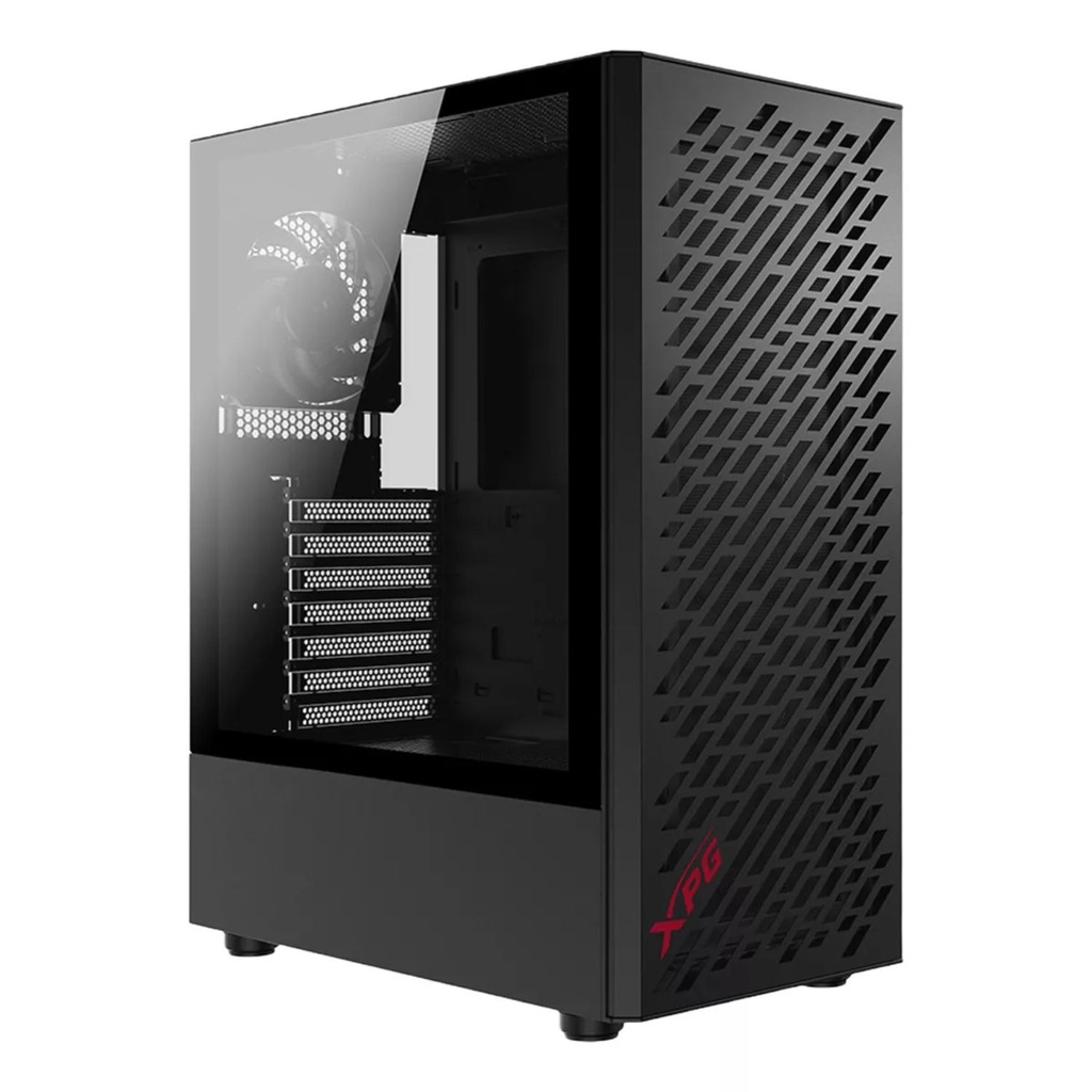 Gabinete Atx Mid Tower ATX/Micro-ATX/Mini-ITX Negro Vidrio Templado Sí USB