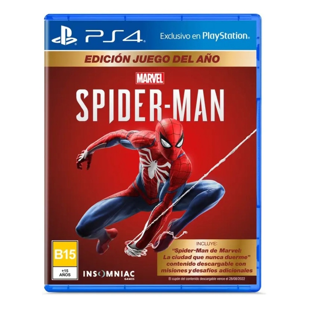 PS4 SPIDERMAN: GOTY EDITION