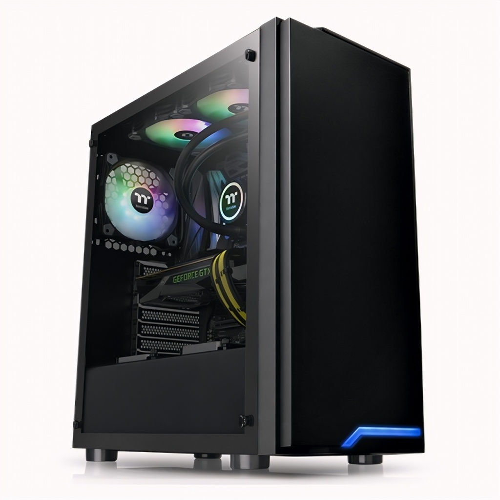 Gabinete Gamer Thermaltake H100TG | Cristal Templado
