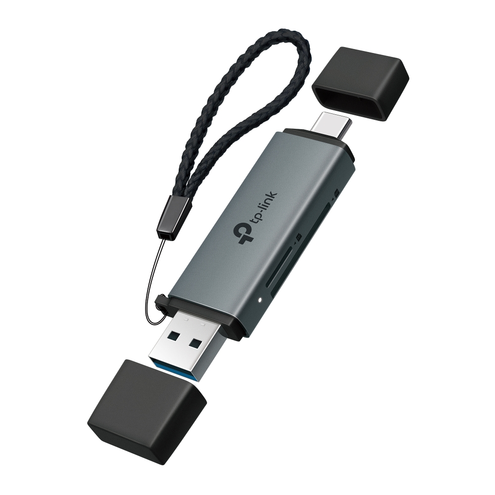 Lector de tarjeta TP-LINK UA430D | USB 3.0 Tipo-C&A a SD y microSD 3.0