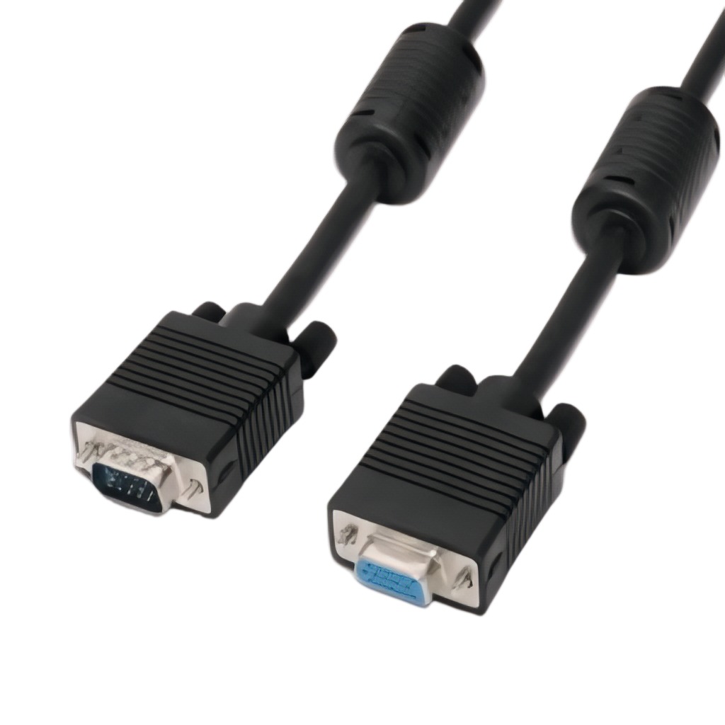 Cable de Extensión VGA Dracma | Macho/Hembra, Blindado, Con Filtro, 10 m