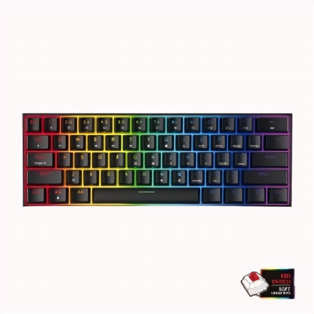Teclado Gamer Mecánico USB FANTECH MAXFIT 61 MK-857 | Reducido, RGB, Red Switch