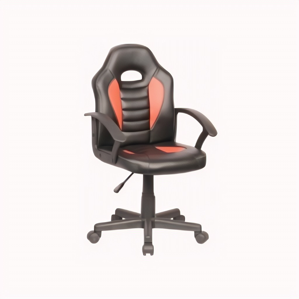 Silla Gamer para Niños | Ergonómica, Reposabrazos, Negra y Roja