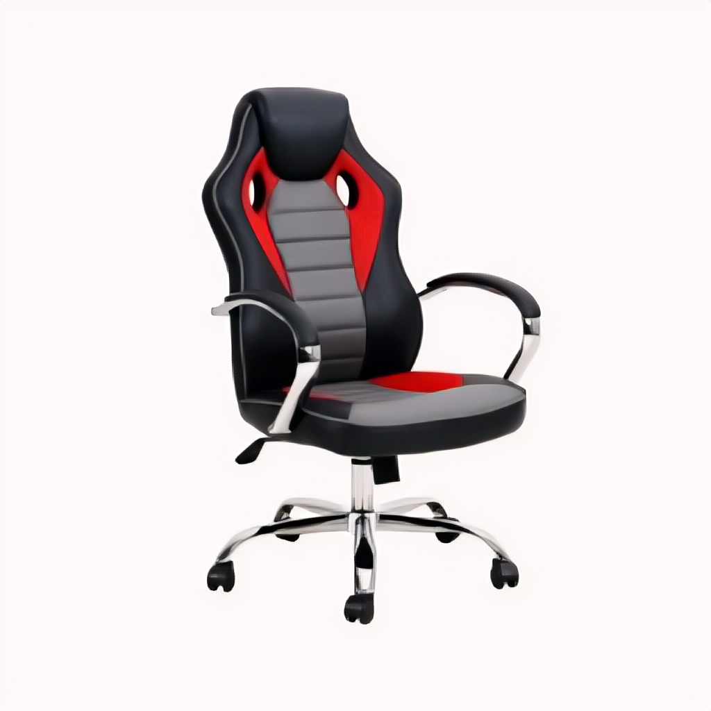 Silla Gamer Nibio Rookie GC029 | Ergonómica, Reposabrazos, Negra y Roja