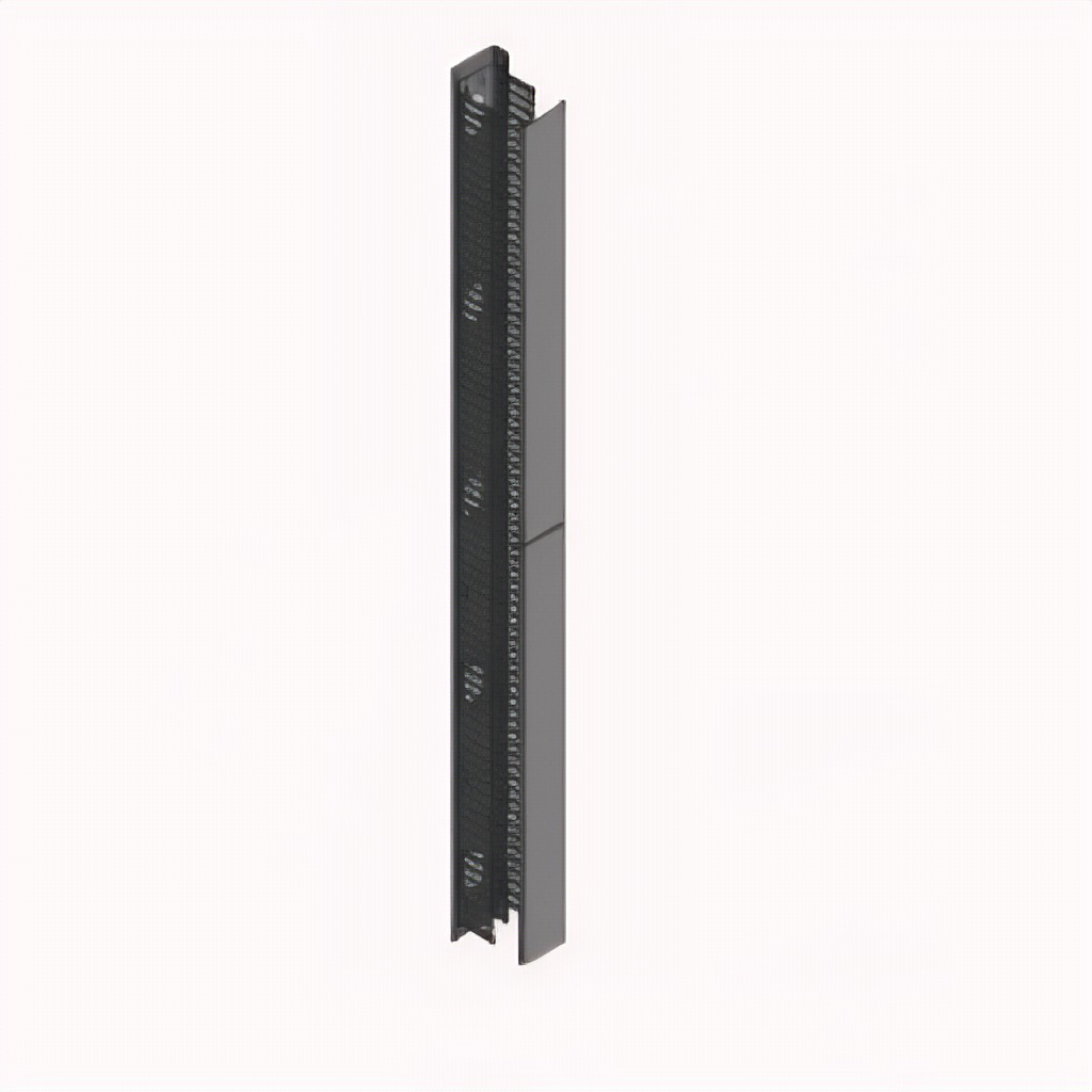 Organizador De Cables Vertical 22U Plástico Con Tapa