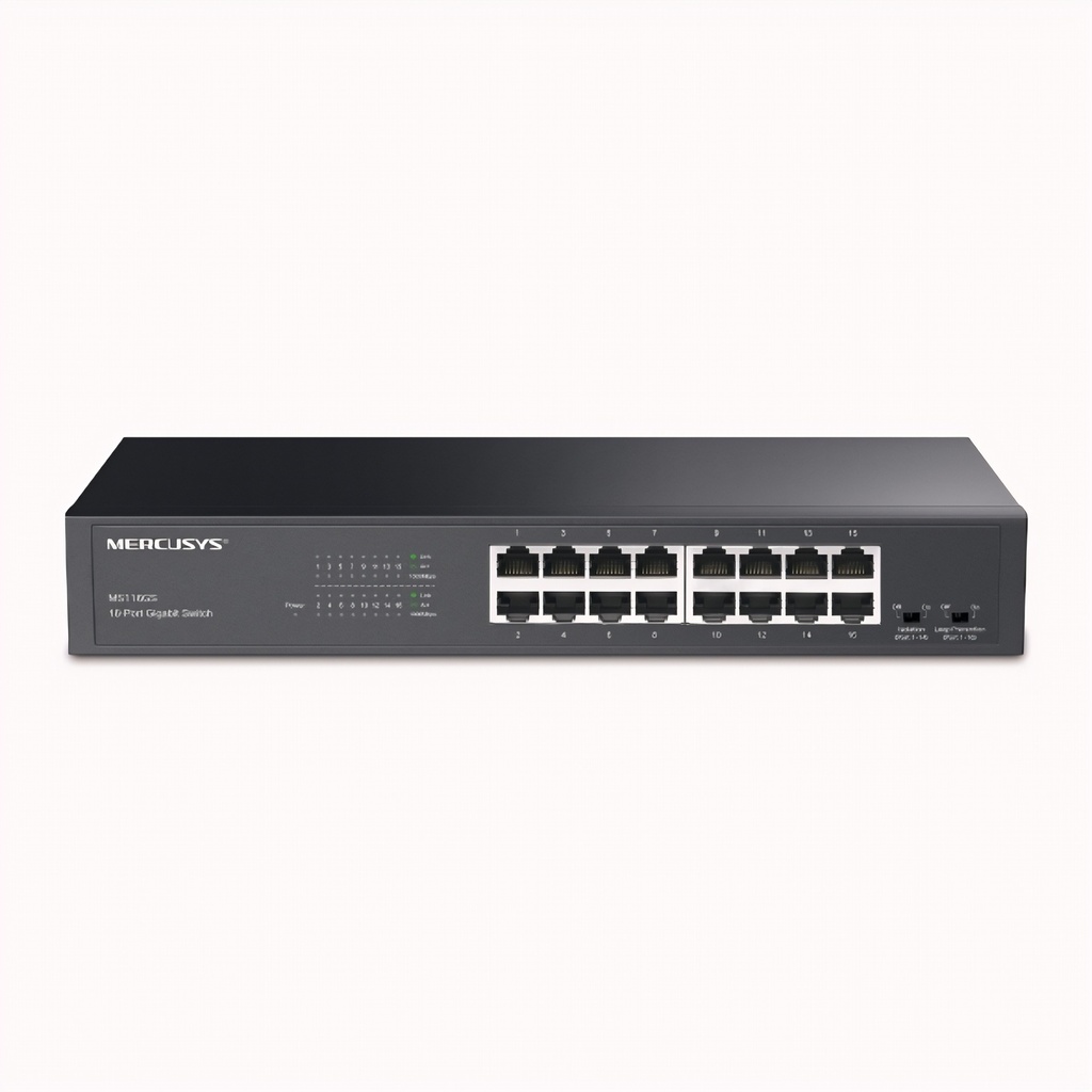 Switch MERCUSYS MS116GS | 16 puertos RJ45