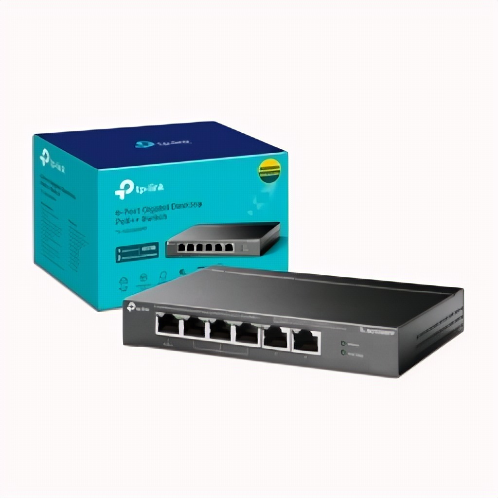 Switch TP-LINK TL-SG1006PP | 6 puertos RJ45 (3 Puertos PoE+, 1 Puerto PoE++)